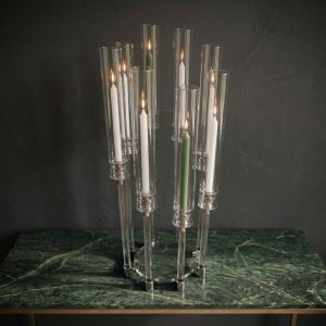 50″ Acrylic 8-Arm Candle Holder