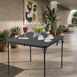 31″ Black Folding Card Table