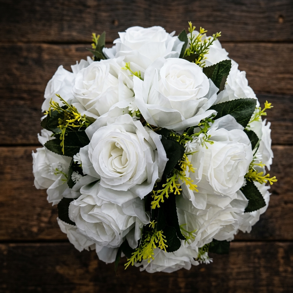 White Flower Balls