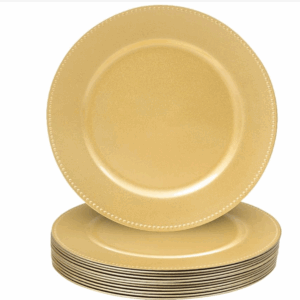 Gold Charger Plate 13″