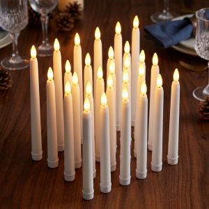 LED Taper Candles (10″ Tall)